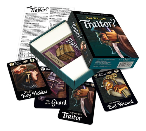 Looney Labs ¿eres El Traidor? Juego De Cartas - Diversión De