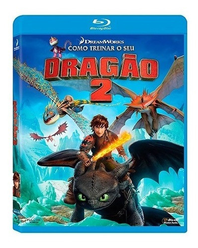 Blu-ray Como Treinar Seu Dragão 2 - Original & Lacrado
