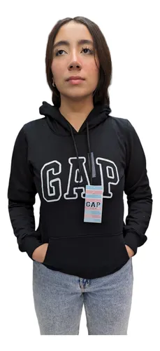 Sudadera Gap Mujer Con Logo Bordado Y Capucha