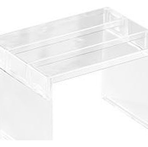 2 Soporte Organizador Transparente Para Baño, Pequeño