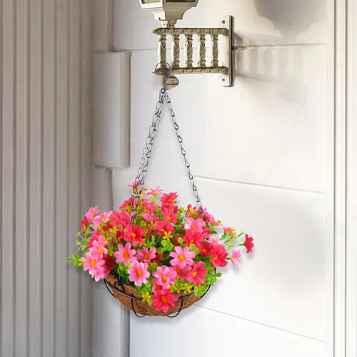 Maceta De Cadena De Cesta De Flores De Margaritas