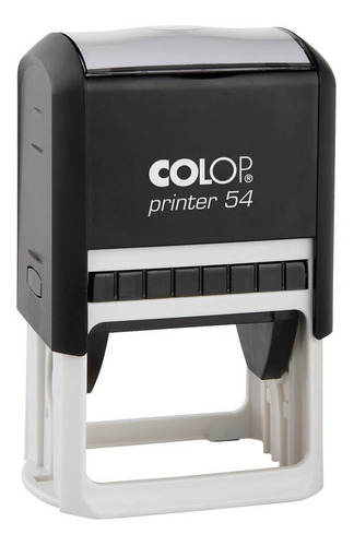 Sello En El Día Colop Printer 54 40x50mm + Goma Sin Cargo Color de la tinta Negra Color del exterior Negro