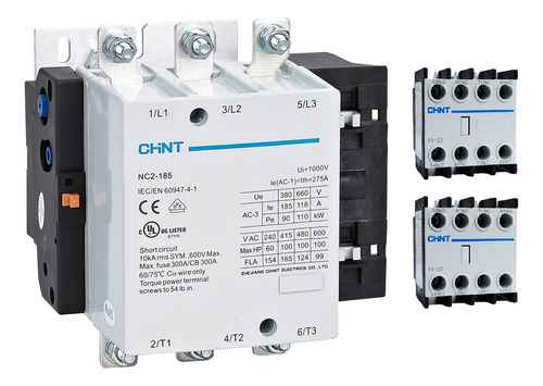 Contactor Chint 185 Amper Bobina 110 Vca Mod. Nc2-185