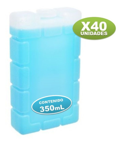 Combo 40 Sustituto De Hielo Pila Bloque Gel Cadena De Frío