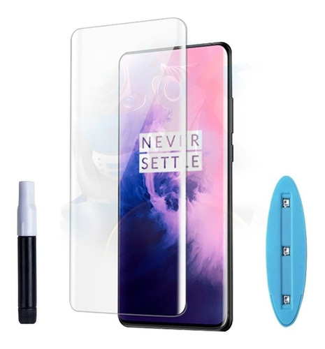 Protector Pantalla Vidrio Templado Curvo Para Oneplus 7 Pro 