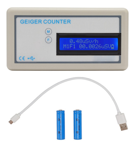 Pantalla Lcd Sensible Y Precisa Geiger Counter Portátil