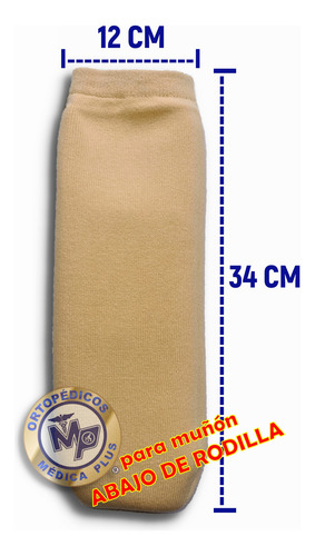 Calcetin Tipo Liner Silicona Suave Protector Muñón Amputado