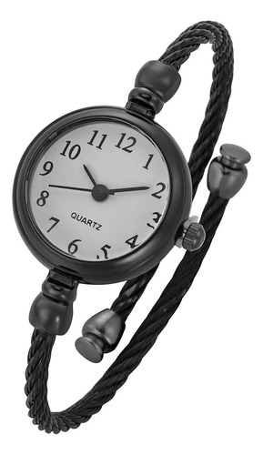 Reloj Mujer Elegante Cuarzo Analógico Con Correa De Acero