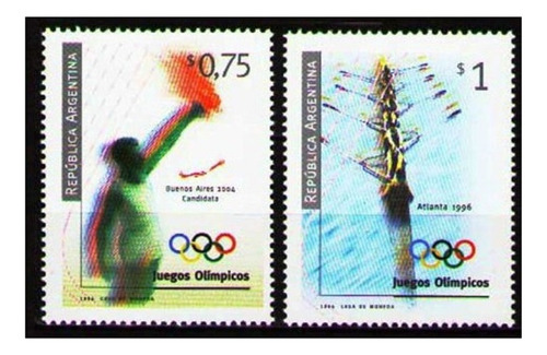 Argentina 1996 - Juegos Olímpicos - Serie Mint - Gj 2778-9