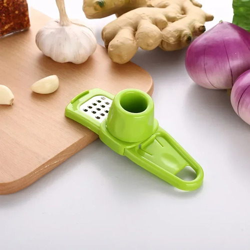 Cortador De Ajo Y Jengibre Verde Nuevo, Picadora Manual