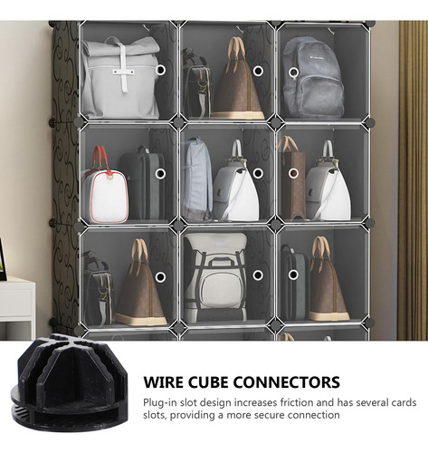 Casillero Con Hebilla Wire Grid Cubes, 20 Unidades