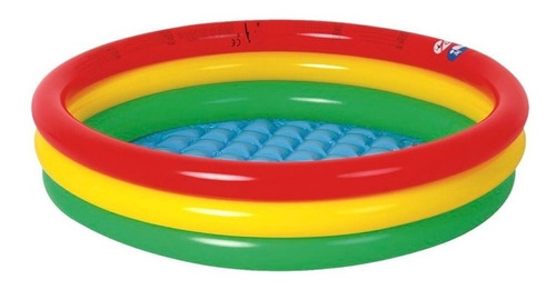 Pileta Inflable Para Niños 3 Aros Para Parque Verano