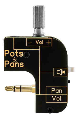 Myvolts Pots & Pans: Control Volumen, Paneo Y Mute.