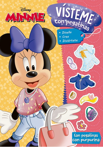 Minnie. Visteme Con Pegatinas 2, De Disney. Editorial Libros Disney Editorial En Español