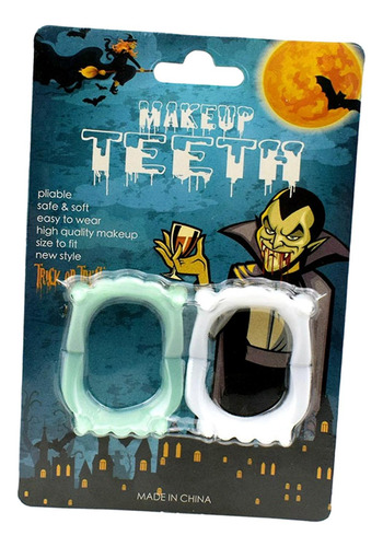 2 Colmillos Luminosos De Halloween Accesorios De Halloween