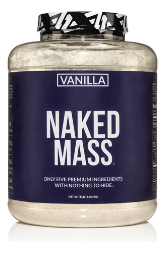 Polvo De Protena Natural Para Ganar Masa Muscular Naked Mass