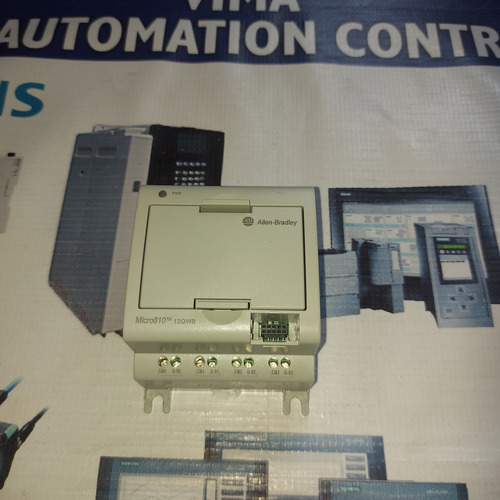 Allen Bradley 2080-lc10-12qwb Micro810 Plc (Usado)