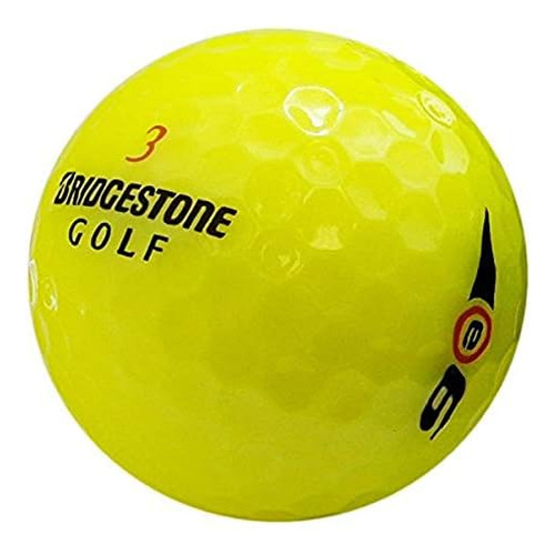 Pelotas De Golf Recicladas Bridgestone E6 Amarillas Men...