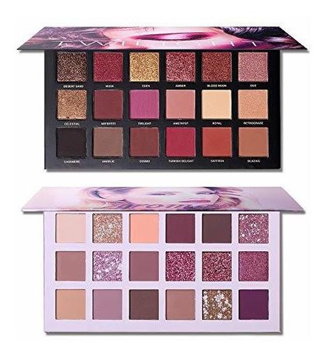 Combo De Maquillaje Juego De 2 Sombras De Ojos Ucanbe Twilig