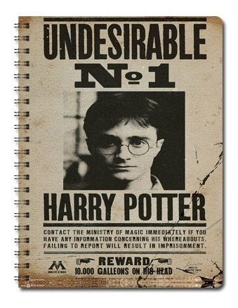 Imagen 1 de 1 de Cuaderno Harry Potter [ref. Ihp0402]