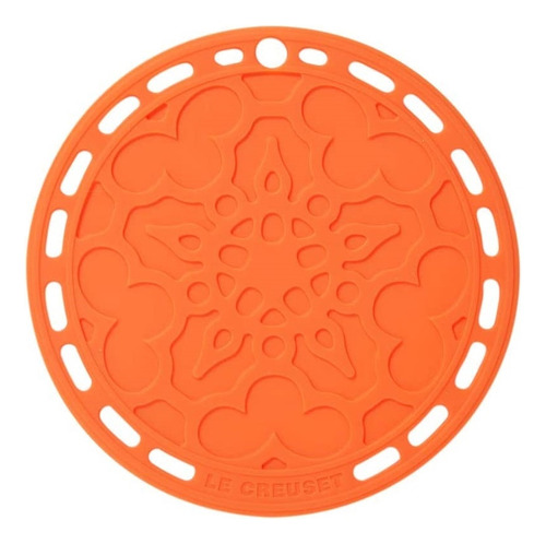 Suporte De Silicone Em Silicone Laranja Le Creuset Mandala