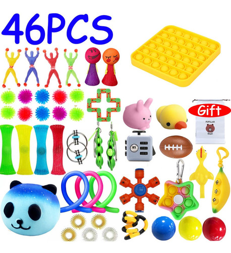 Anti Estrés 46pcs Fidget Toys Kit De Desestresamiento 