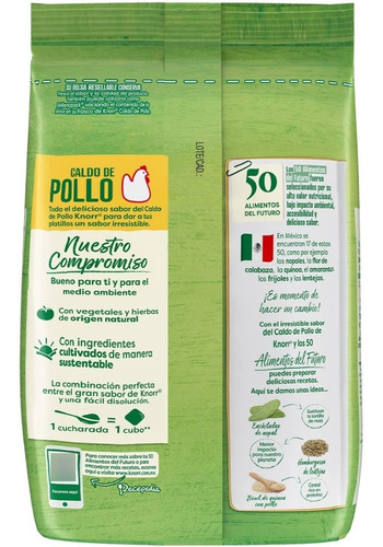 Caldo De Pollo Knorr Suiza En Bolsa 800 Gr