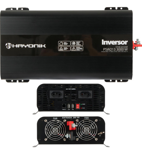 Inversor Hayonik Senoidal Transformador 24 127 Volts 3000w