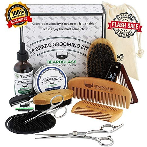 Kit Beardclass Barba Y Estética Conjunto Hombres (12 En 1) -