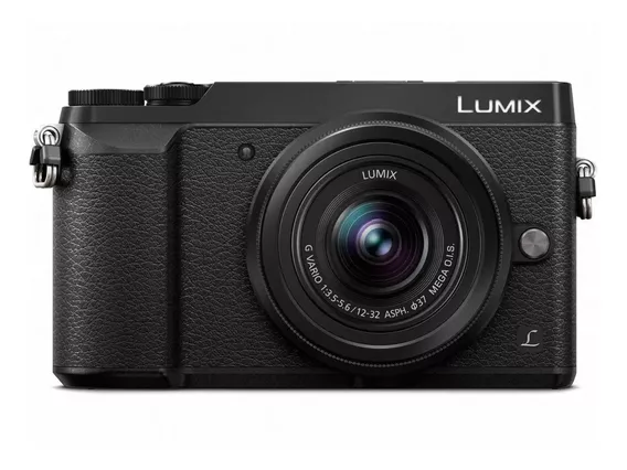 Panasonic Lumix G Kit GX85 + lente 12-32mm ASPH OIS DMC-GX85K sin espejo color negro