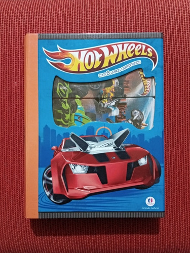 Box 6 Livros Cartonados - Hot Wheels