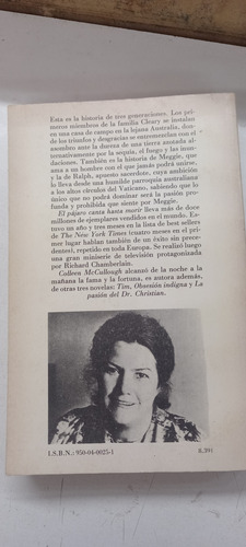 Libro El Pajaro Canta Hasta Morir (Usado)