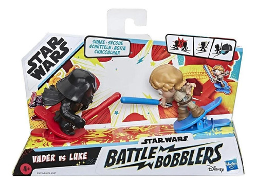 Figura Star Wars Battle Bobblers Vader Vs Luke E8026