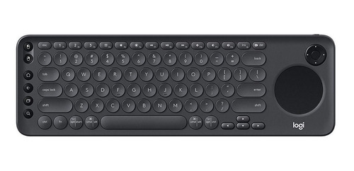 Teclado Smart Tv K600 Logitech Color del teclado Negro Idioma Español