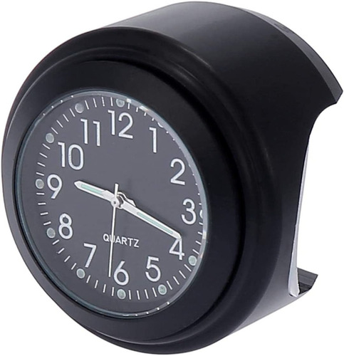 Reloj Fierce Cycle Para Manubrio De 7/8 A 1 Cafe Racer Negro