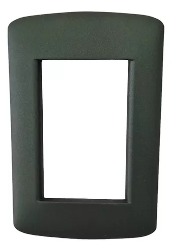 Tapa Marco 3 Modulos Verde Oscuro Milano Due Teclastar X3 U