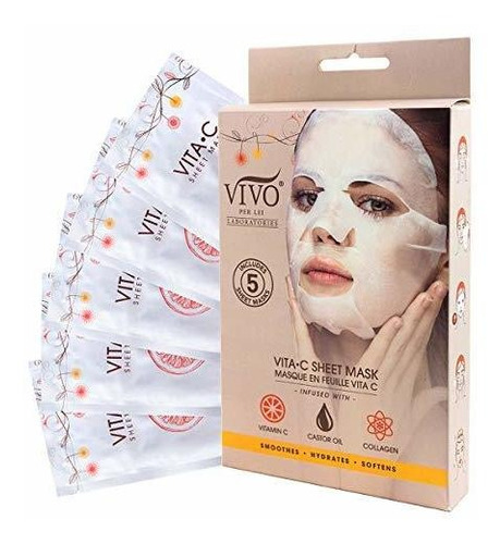 Mascarillas - Vitamin C Sheet Mask - Vitamin C Sheet Mask Fo