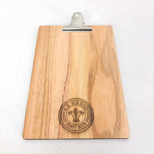 Imagen 2 de 2 de Adicionera Comandera Anotador Mdf Madera Grabado Con Broche