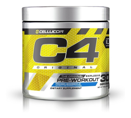 Celucor ou pré-treino. C4 Explosive Energy 60 serviços.