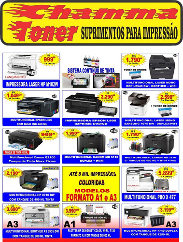 Impressora Multifuncional Canon 2110 Com Bulkink 400 Ml
