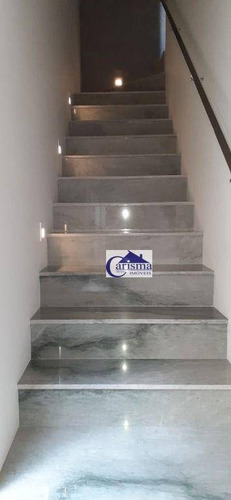 Imagem 13 de 30 de Sobrado Com 4 Dormitórios, Sendo 3 Suítes, À Venda, 310 M² Por R$ 1.500.000 - Vila Assunção - Santo André/sp - So0840