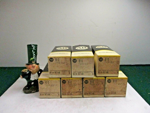 (1) Allen Bradley 810-n10b Ser. B Dashpot 22-26 Ml Flu Ddj