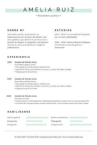 Imagen 2 de 5 de Diseño De Currículum Vitae