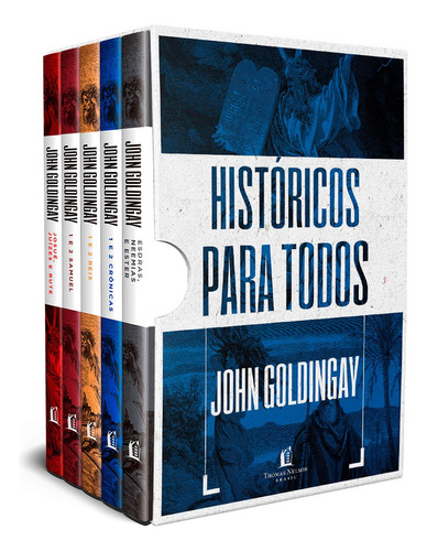 Box Históricos para todos, de John Goldingay. Vida Melhor Editora S.A, capa dura em português, 2022