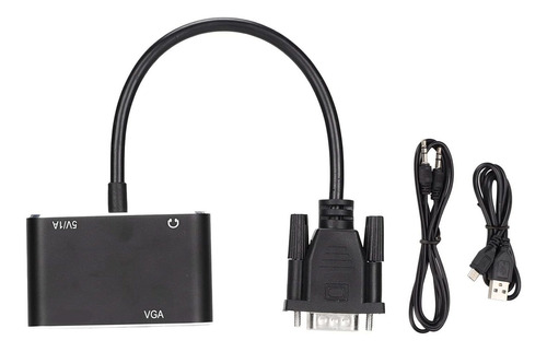 Adaptador Vga Hdmi Divisor 2 1 Convertidor Accesorio