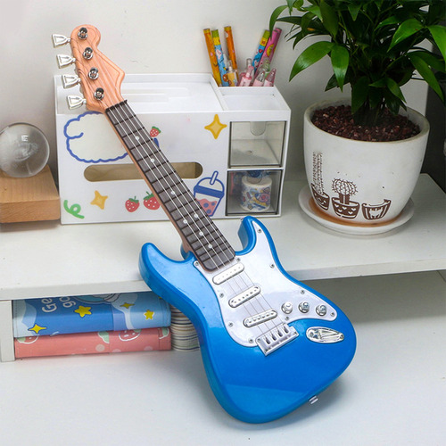 Guitarra Eléctrica De Juguete Para Niños Musical 2671 De 4 C