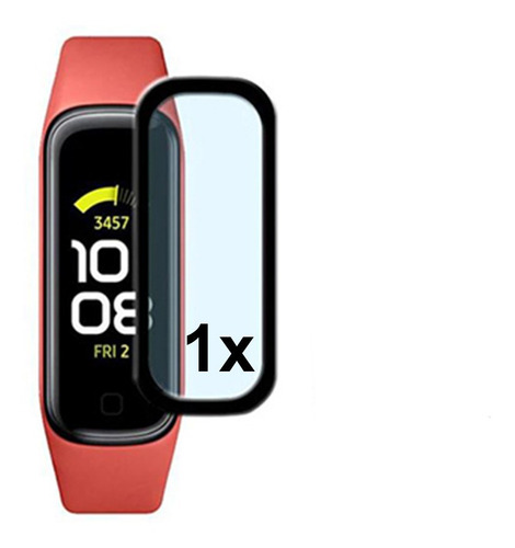 Película 3d Proteção Tela Para Smartwatch Galaxy Fit 2