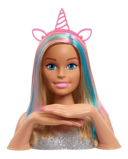 Barbie Cabeza Para Peinar Y Pintar  Centynova Store