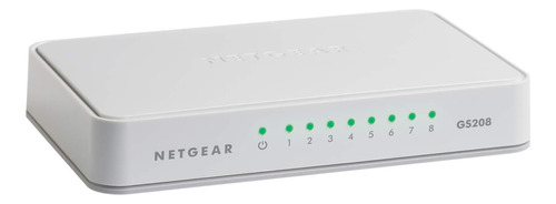 Conmutador No Administrado Ethernet De 8 Puertos Netgear (gs