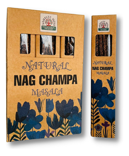 Incienso Natural Nag Champa Organico - Namaste India